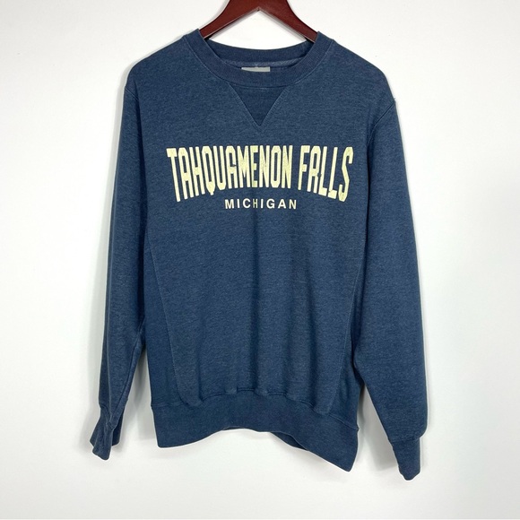 Tahquamenon Falls Michigan Crew Neck Sweater - Picture 10 of 10